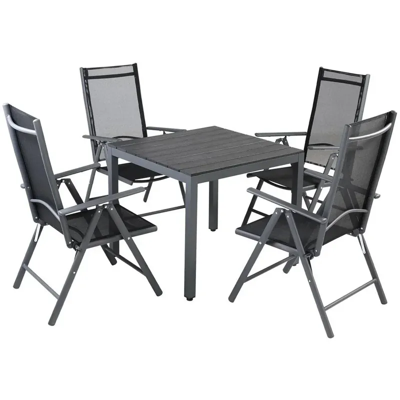 Gratis Versand 5-tlg. Garten-Set - Anthrazit